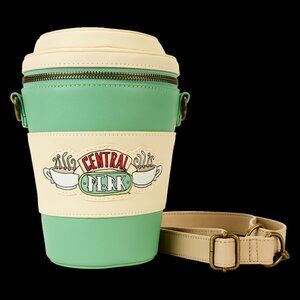 NEW Loungefly Friends Central Perk To-Go Coffee Cup Scented Crossbody Bag
